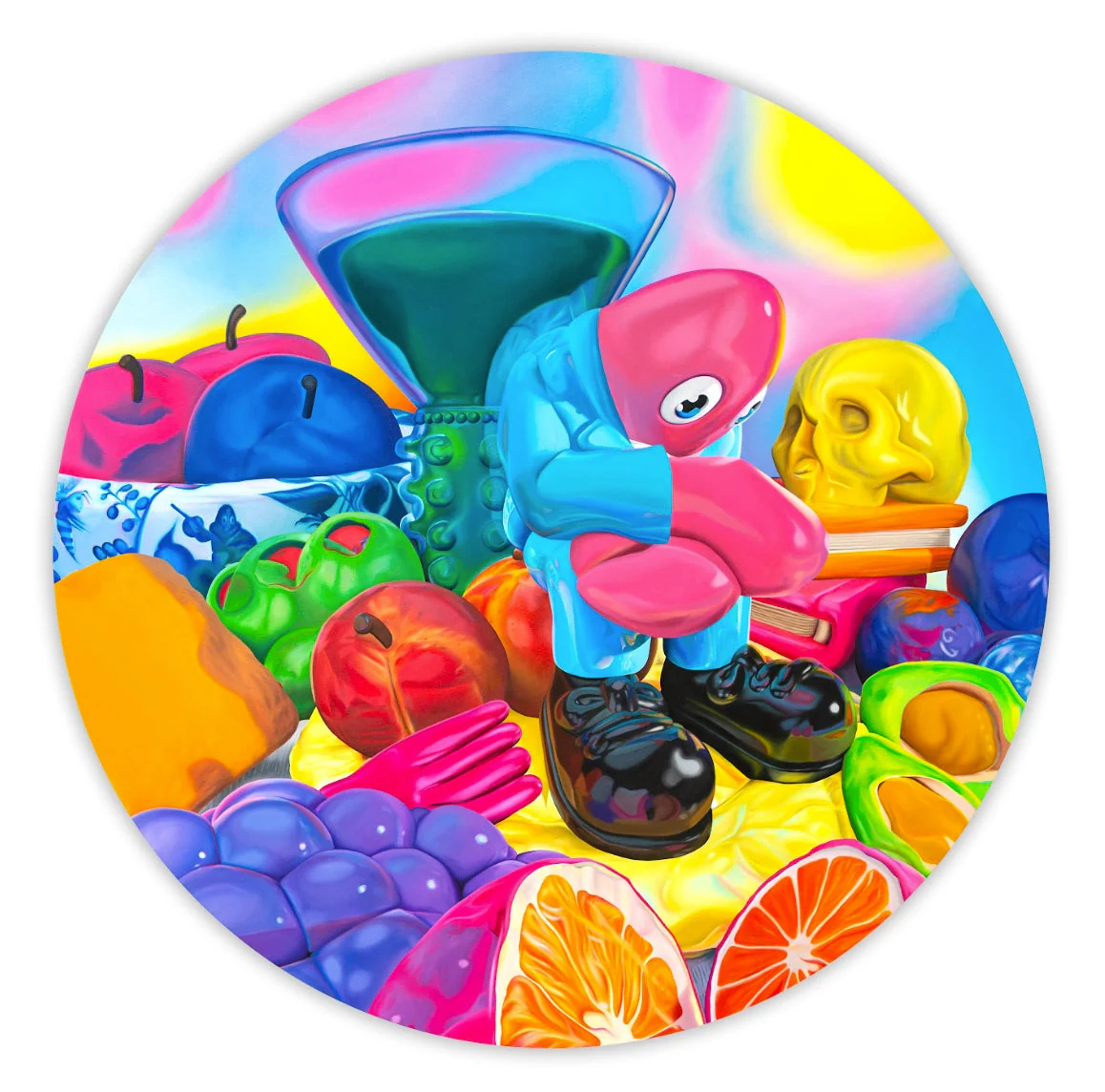 Still Life with Lobster (Pink)